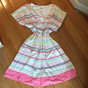 HUE Ladies Multi Colored Cotton Night Shirt